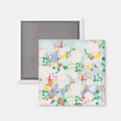 Blume Magnet (Vorderseite/Rückseite)
