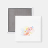 Blume  magnet (Vorderseite/Rückseite)