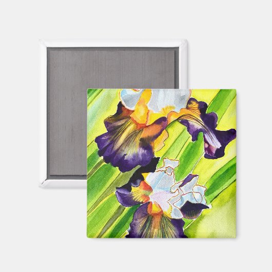 Blume Magnet (Vorderseite/Rückseite)