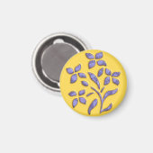 Blume Magnet (Vorderseite/Rückseite)