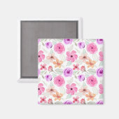 Blume Magnet (Vorderseite/Rückseite)