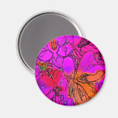 BLUME MAGNET (Vorderseite/Rückseite)