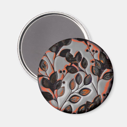 Blume Magnet (Vorderseite/Rückseite)