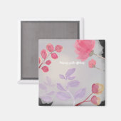 Blume Magnet (Vorderseite/Rückseite)