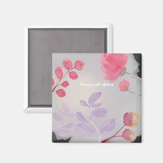 Blume Magnet (Vorderseite/Rückseite)