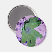Blume Magnet (Vorderseite/Rückseite)