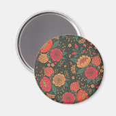 Blume Magnet (Vorderseite/Rückseite)