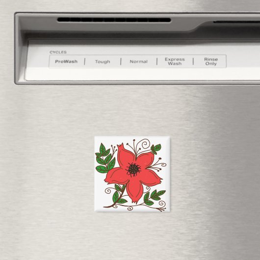 Blume Magnet (In Situ (Geschirrspüler))