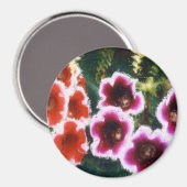 Blume Magnet (Vorderseite/Rückseite)