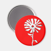 Blume Magnet (Vorderseite/Rückseite)