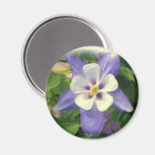 Blume-Magnet Magnet (Vorderseite/Rückseite)