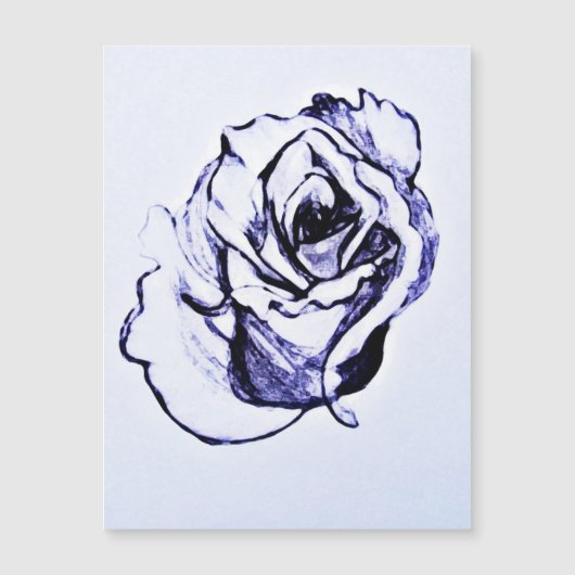 Blume Magnetkarte (Vorderseite)