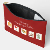 Blume Mahjong Tiles Zubehörtasche (Offen)