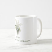 Blume Maiprimär Geburt Lily der Tal-Tasse Kaffeetasse (VorderseiteRechts)