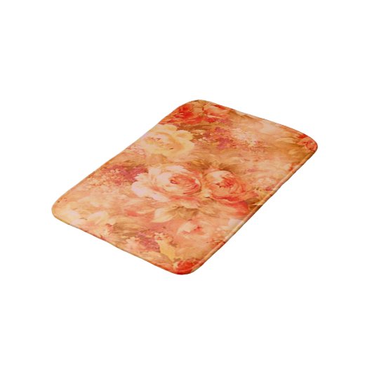 Blume Malen Bath Mat Badematte (Schrägansicht)