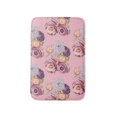 Blume Malen Bath Mat Badematte (Vorderseite Vertikal)