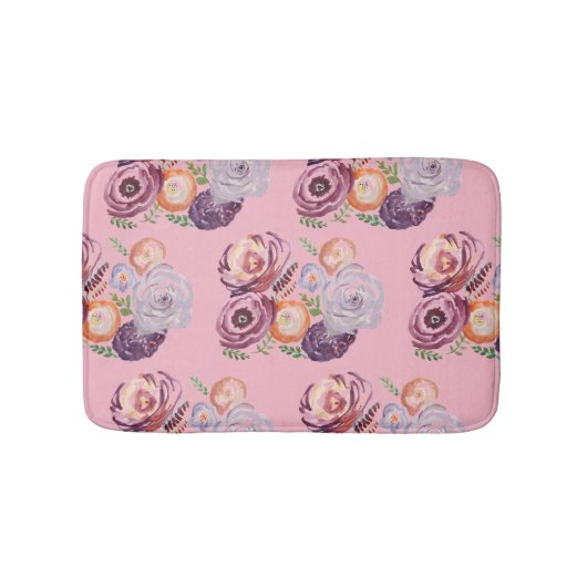 Blume Malen Bath Mat Badematte (Vorderseite)