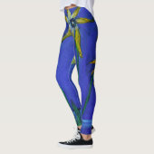 Blume Malerei der Originalkunst auf Leggings (Links)