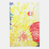 Blume Malerei Geschirrtuch (Vertikal)