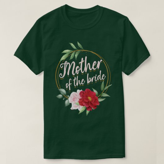 Blume Mama Bride Mutter Junggeselinnen-Abschied Ma T-Shirt (Design vorne)