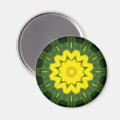 Blume Mandala 06 Magnet (Vorderseite/Rückseite)