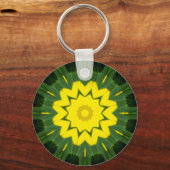Blume Mandala 06 Schlüsselanhänger (Vorderseite)