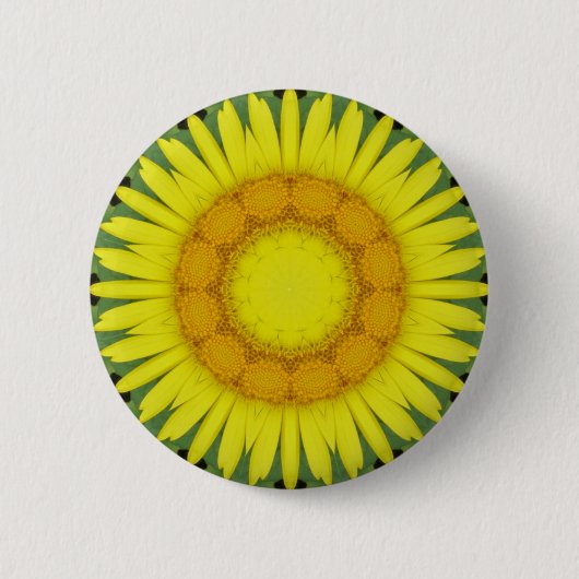 Blume Mandala 09 Button (Vorderseite)