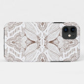 Blume Mandala 1 Case-Mate iPhone Hülle (Rückseite (Horizontal))