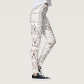 Blume Mandala 1 Leggings (Rechts)