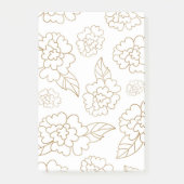 Blume Mandala 2 Post-it Klebezettel (Vorderseite)