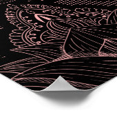 Blume Mandala 2 Poster (Ecke)