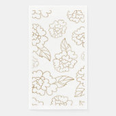 Blume Mandala 2 Serviette (Vorderseite)