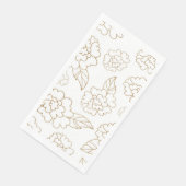 Blume Mandala 2 Serviette (Ecke)