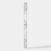 Blume Mandala 3 iPhone Hülle (Rechte Seite)