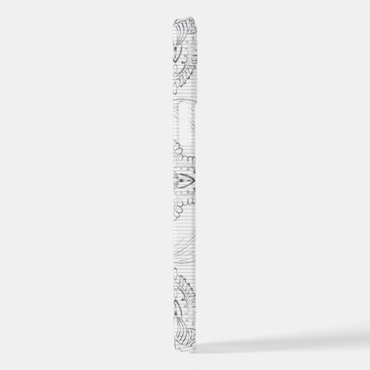 Blume Mandala 3 iPhone Hülle (Rechte Seite)