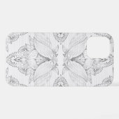 Blume Mandala 3 iPhone Hülle (Rückseite (Horizontal))