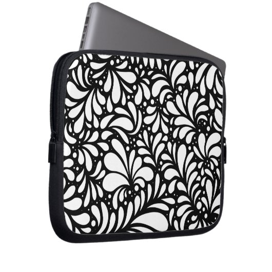 Blume Mandala 3 Laptopschutzhülle (Vorne Rechts)