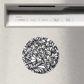 Blume Mandala 3 Magnet (In Situ (Geschirrspüler))