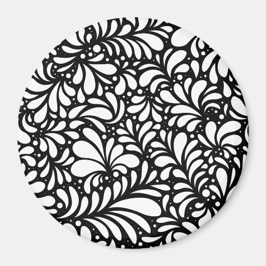 Blume Mandala 3 Magnet (Vorne)