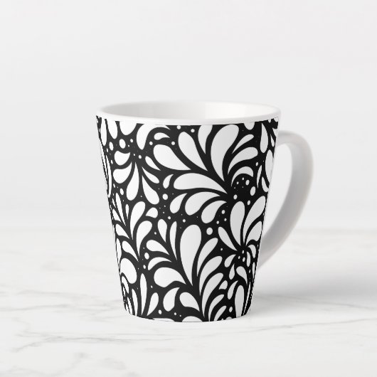 Blume Mandala 3 Milchtasse (Rechte Ecke)