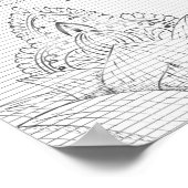 Blume Mandala 3 Poster (Ecke)