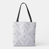Blume Mandala 3 Tasche (Rückseite)