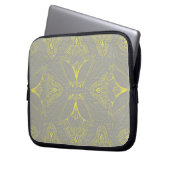 Blume Mandala 4 Laptopschutzhülle (Vorderseite Links)