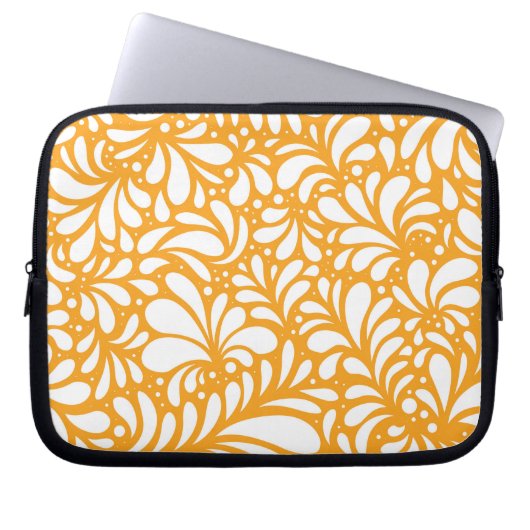 Blume Mandala 4 Laptopschutzhülle (Vorderseite)