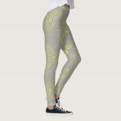 Blume Mandala 4 Leggings (Rechts)