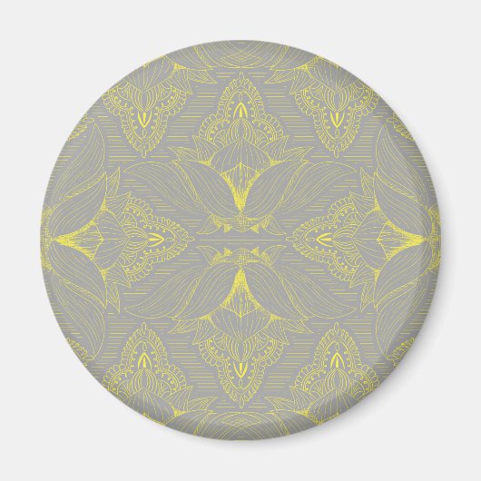 Blume Mandala 4 Magnet (Vorne)