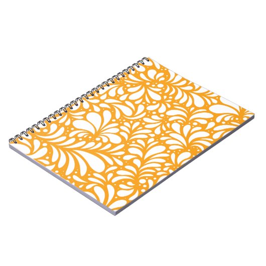 Blume Mandala 4 Notizblock (Linke Seite)