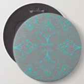 Blume Mandala 6 Button (Vorne & Hinten)