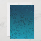 Blume Mandala 6 Dankeskarte (Rückseite)