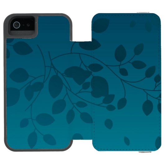 Blume Mandala 6 Incipio iPhone Geldbeutel-Hülle (Folio Geöffnet)